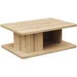 Casey Small Coffee Table Rustic Oak FC-1018-24 FC 1018 24 Casey diagR shadsilo