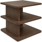 Casey Side Table Dark Brown FC-1019-20 FC 1019 20 Casey diagR shadsilo