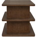 Casey Side Table Dark Brown FC-1019-20 FC 1019 20 Casey side right shadsilo