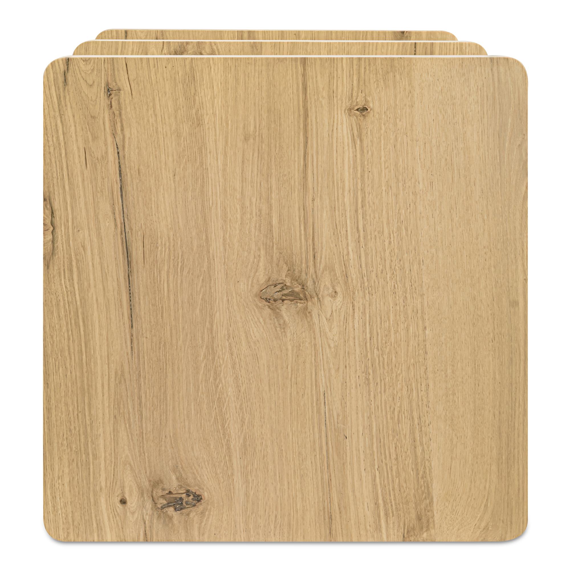 Casey Side Table Rustic Oak 4 Casey Side Table Rustic Oak - Image 4