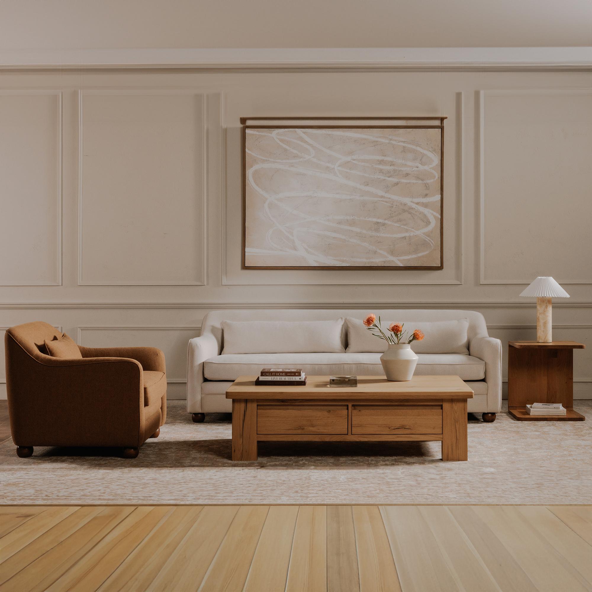 Graham Storage Coffee Table Rustic Oak 9 Graham Storage Coffee Table Rustic Oak - Image 9