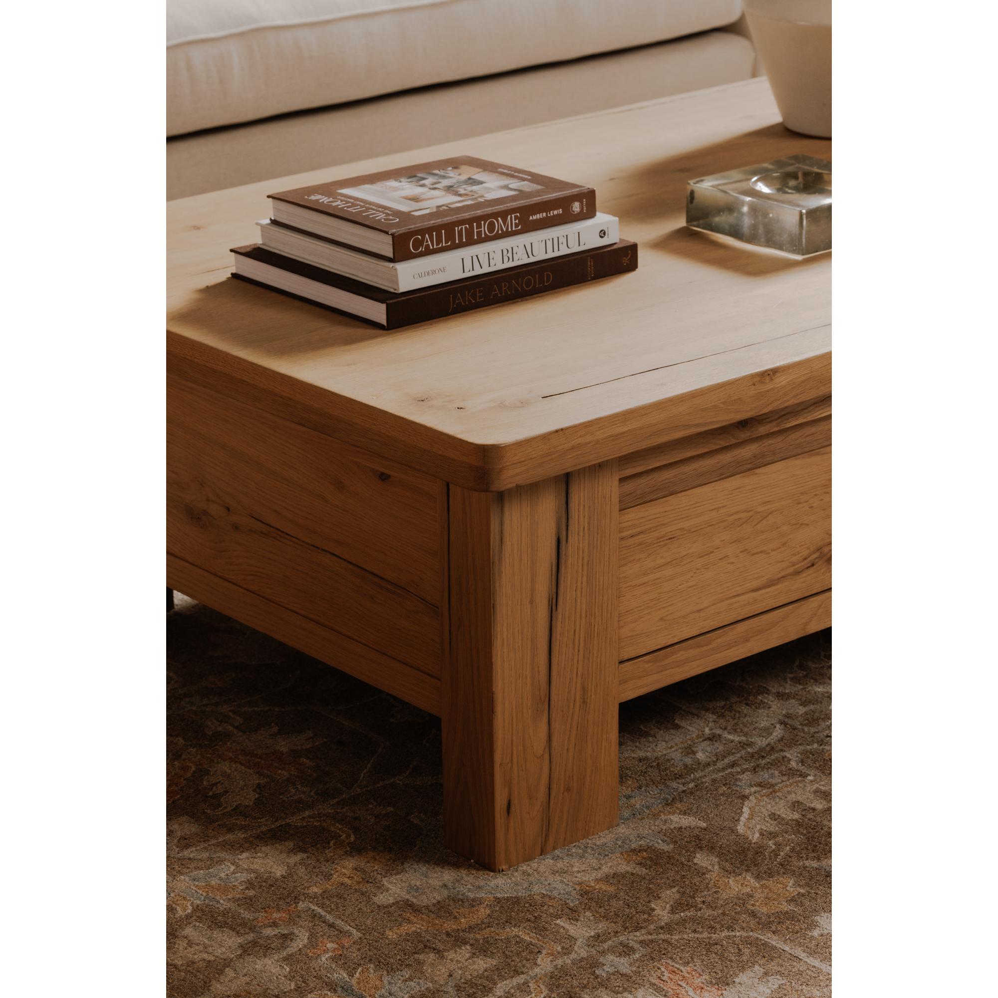 Graham Storage Coffee Table Rustic Oak 6 Graham Storage Coffee Table Rustic Oak - Image 6