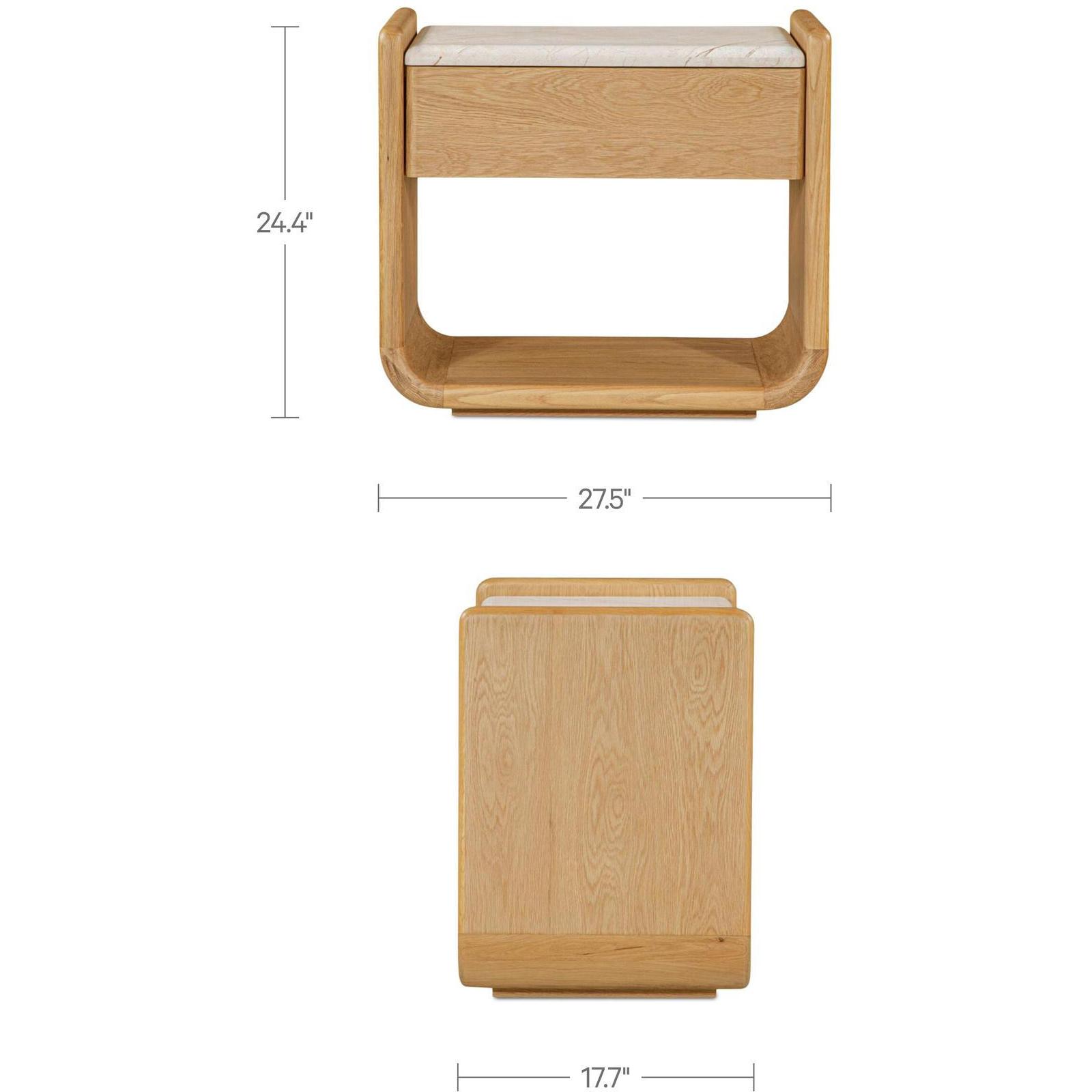 Enns Nightstand Natural 3 Enns Nightstand Natural - Image 3