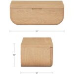 Hettie Floating Nightstand Natural FC-1024-21 FC 1024 21 70 dim
