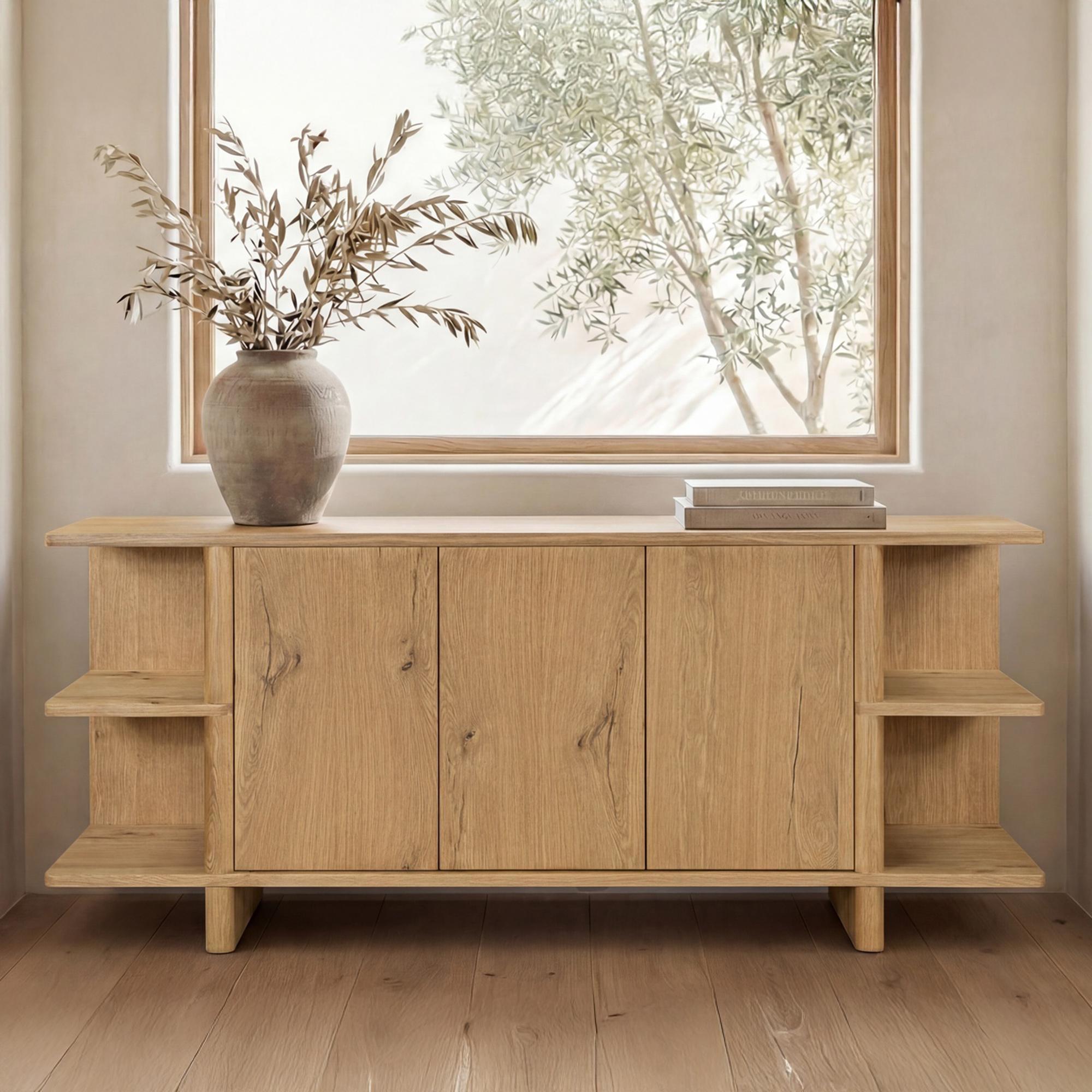 Casey Sideboard Rustic Oak 2 Casey Sideboard Rustic Oak - Image 2