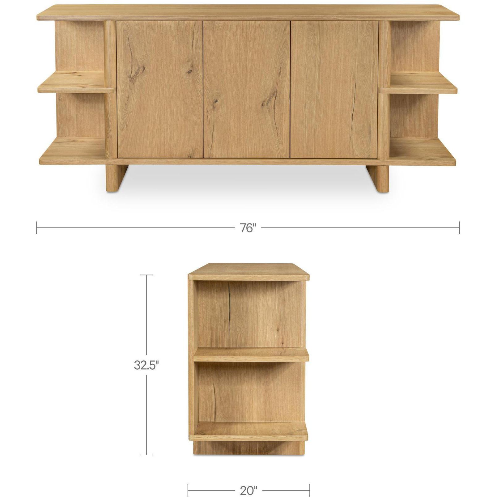 Casey Sideboard Rustic Oak 3 Casey Sideboard Rustic Oak - Image 3