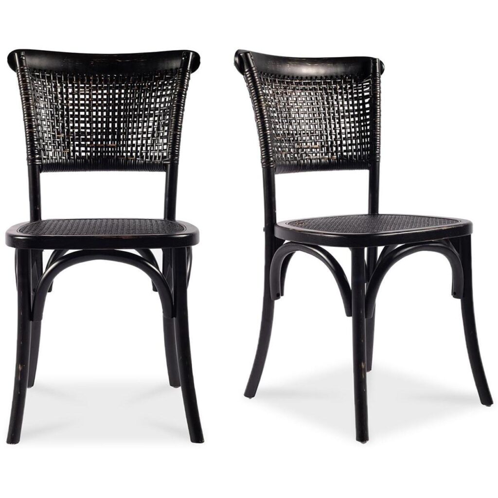 Churchill Dining Chair Antique Black (Set of 2) - Image 2