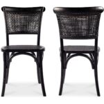 Churchill Dining Chair Antique Black (Set of 2) 22 Churchill Dining Chair Antique Black (Set of 2) FG-1001-02 FG 1001 02 82