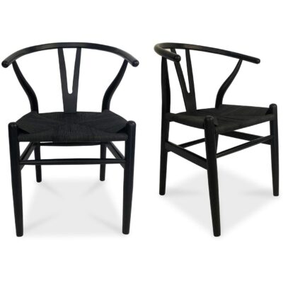 Ventana Dining Chair Black (Set of 2) FG-1015-02 FG 1015 02 81