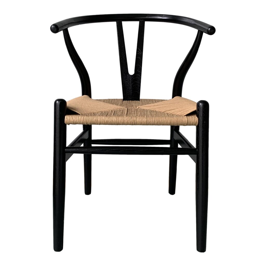 Ventana Dining Chair Black And Natural (Set of 2) - Image 3