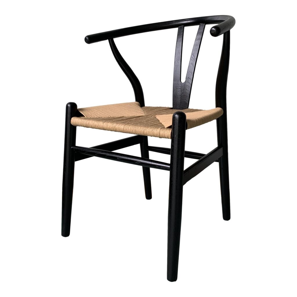 Ventana Dining Chair Black And Natural (Set of 2) - Image 4