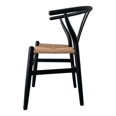 Ventana Dining Chair Black And Natural (Set of 2) FG-1015-37 FG 1015 37 02