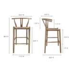 Ventana Counter Stool Natural 13 Ventana Counter Stool Natural FG-1018-24 FG 1018 24 70