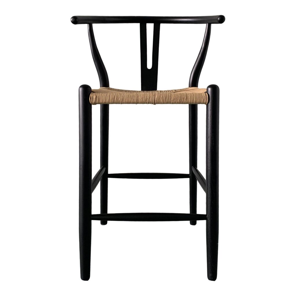 Ventana Counter Stool Black And Natural