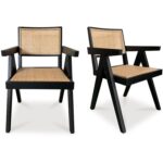 Takashi Chair Black (Set of 2) 12 Takashi Chair Black (Set of 2) FG-1022-02 FG 1022 02 81