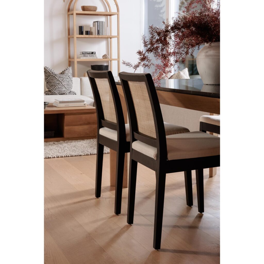 Orville Dining Chair Black-Set Of Two - Image 9