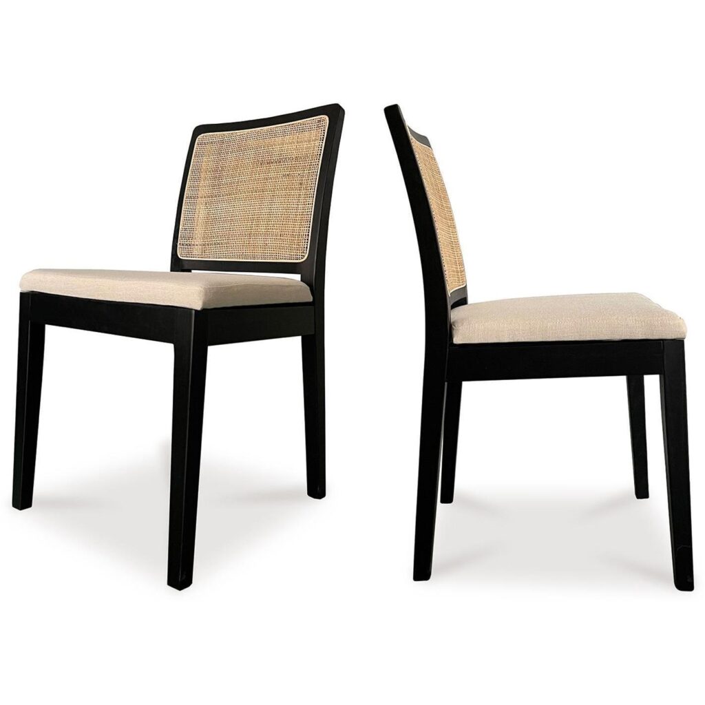 Orville Dining Chair Black-Set Of Two