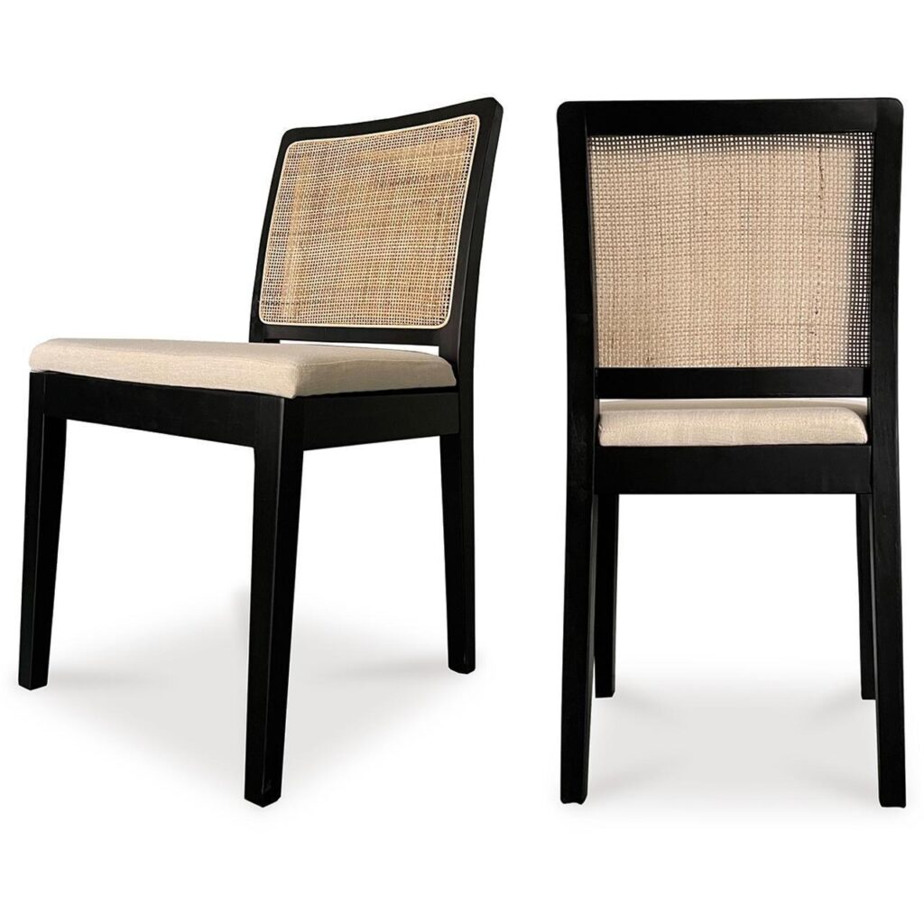 Orville Dining Chair Black-Set Of Two - Image 2