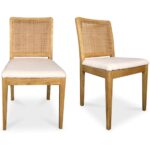 Orville Dining Chair Natural (Set of 2) 12 Orville Dining Chair Natural (Set of 2) FG-1023-24 FG 1023 24 81