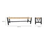 Hawthorn Bench Large Black 19 Hawthorn Bench Large Black FG-1028-02 FG 1028 02 70
