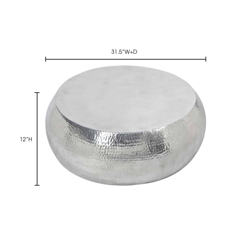 Tabla Coffee Table Silver - Image 2