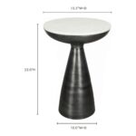 Font Side Table White Marble 9 Font Side Table White Marble FI-1032-18 FI 1032 18 70