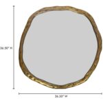 Foundry Mirror Large Gold FI-1098-32 FI 1098 32 70 1