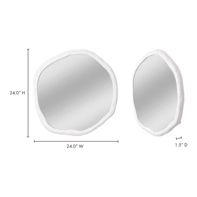 Foundry Small Mirror White FI-1099-18 FI 1099 18 70