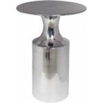 Rassa Accent Table Polished Silver FI-1105-30 FI 1105 30 01