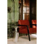 Rassa Accent Table Polished Silver FI-1105-30 FI 1105 30 30