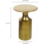 Rassa Accent Table Zinc FI-1105-54 FI 1105 54 70