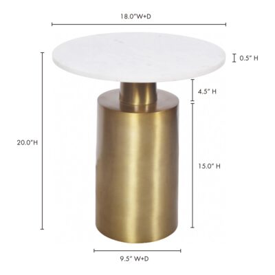 France Accent Table Gold FI-1106-43 FI 1106 43 70