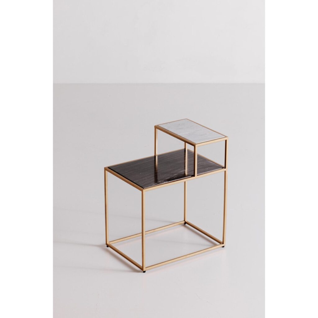 Mies Side Table Gold - Image 4