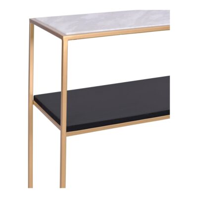 Mies Console Gold Marble Table FI-1110-32-0 FI 1110 32 02