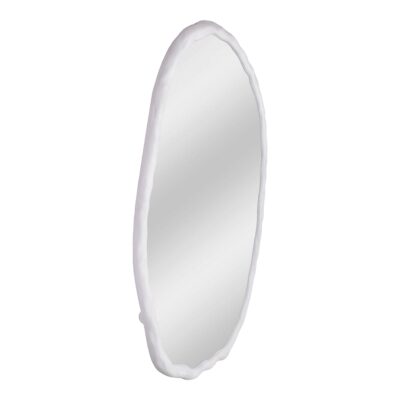 Foundry Oval Mirror White FI-1113-18 FI 1113 18 01