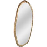 Foundry Oval Mirror Gold FI-1113-32 FI 1113 32 01