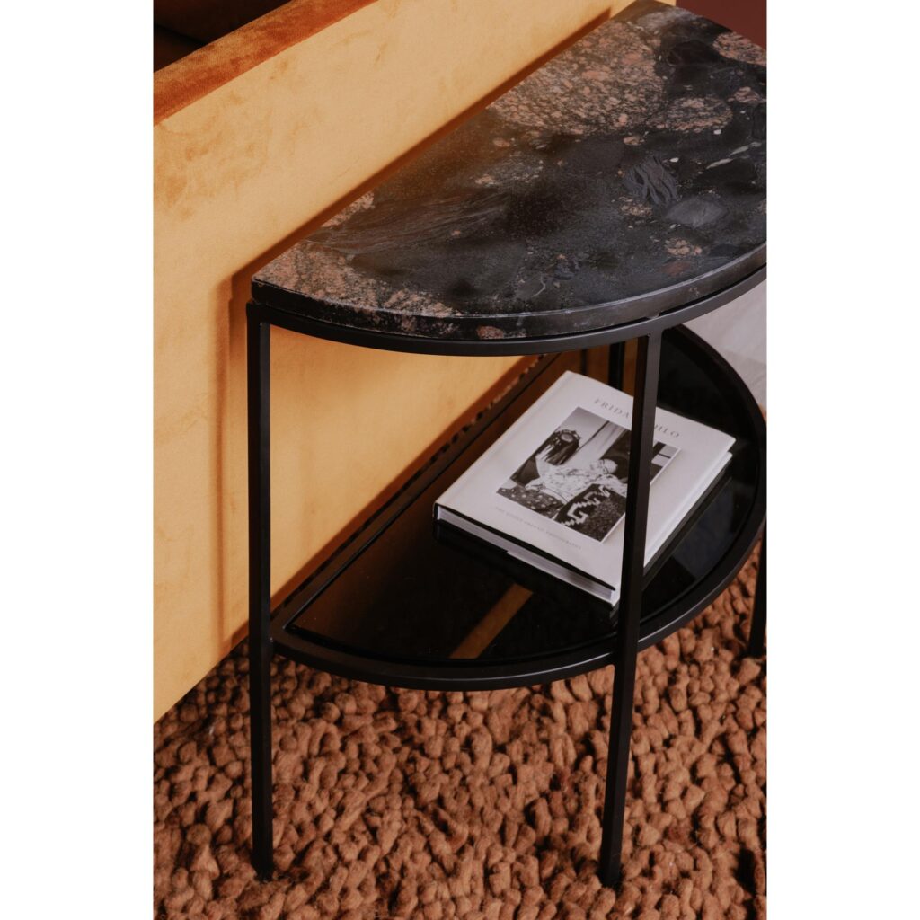 Aurora Side Table Black Marble - Image 6