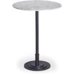 Tori Outdoor Bar Table White Marble FI-1120-18-0 FI 1120 18 0 Tori side right shadsilo
