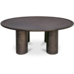 Deacon Outdoor Coffee Table Deep Bronze FI-1124-31-0 FI 1124 31 0 Deacon front top shadsilo