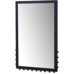 Figaro Wall Mirror Black FI-1127-02 FI 1127 02 Figaro diagL shadsilo