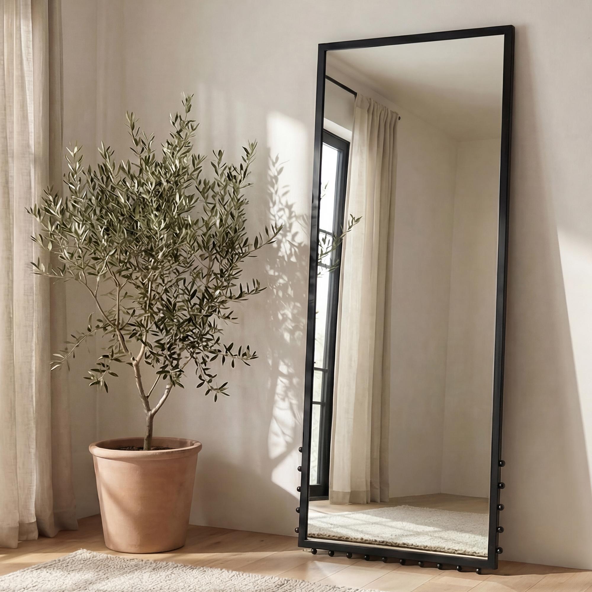Figaro Floor Mirror Black 5 Figaro Floor Mirror Black - Image 5