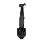 Duke Cast Aluminum Sculpture Black FI-1130-02 FI 1130 02 Duke back shadsilo