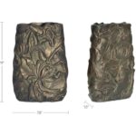 Sabine Cast Aluminum Vase Antique Brass 11 Sabine Cast Aluminum Vase Antique Brass FI-1133-51 FI 1133 51 70