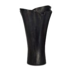 Yeri Cast Aluminum Vase Black 7 Yeri Cast Aluminum Vase Black FI-1134-02 FI 1134 02 Yeri diagR shadsilo