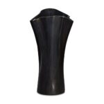 Yeri Cast Aluminum Vase Black 8 Yeri Cast Aluminum Vase Black FI-1134-02 FI 1134 02 Yeri side right shadsilo
