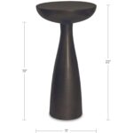 Greta Side Table Deep Bronze 11 Greta Side Table Deep Bronze FI-1138-31 FI 1138 31 70