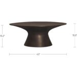 Bardo Outdoor Coffee Table Deep Bronze FI-1141-31 FI 1141 31 70