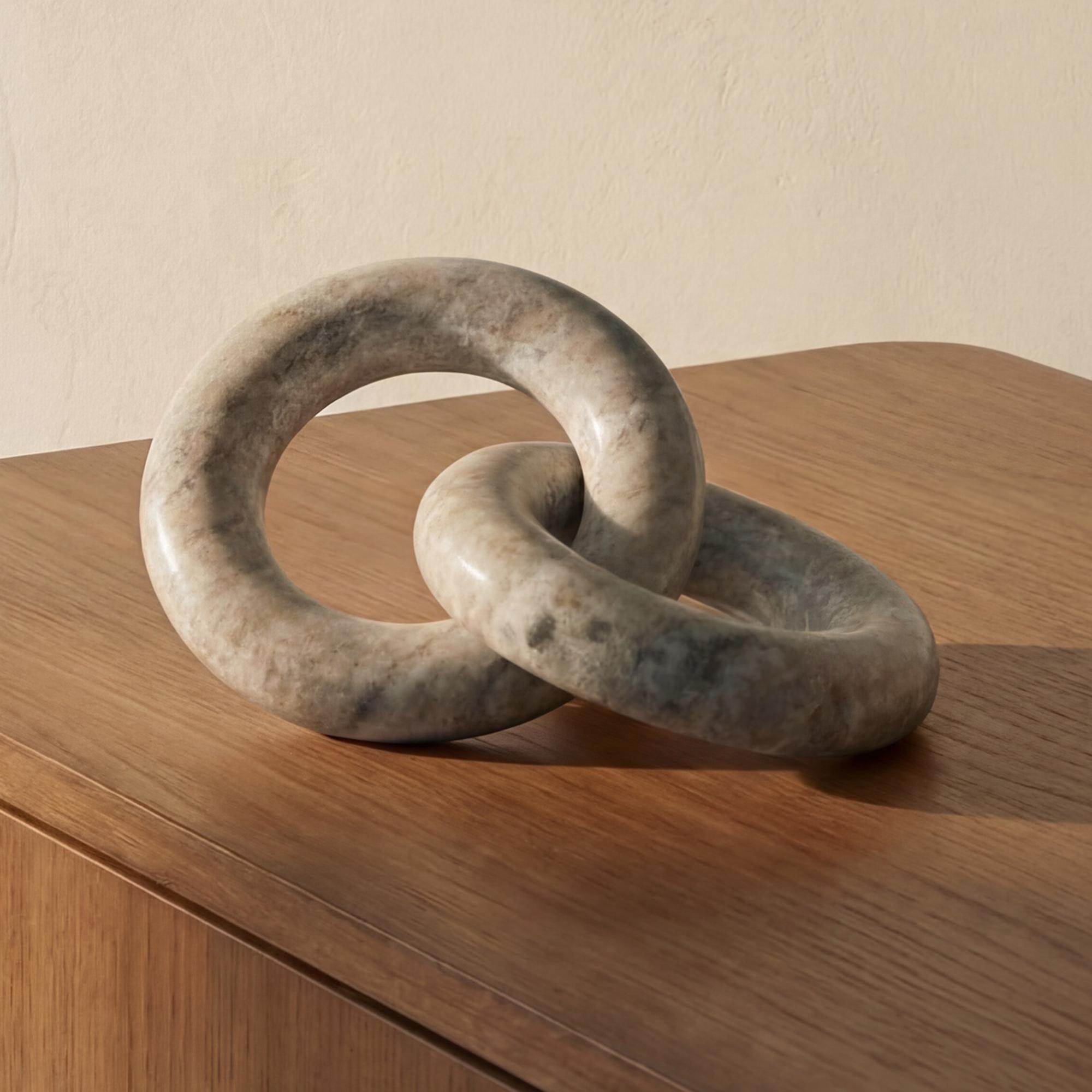 Hera Tabletop Decor Beige Marble 2 Hera Tabletop Decor Beige Marble - Image 2