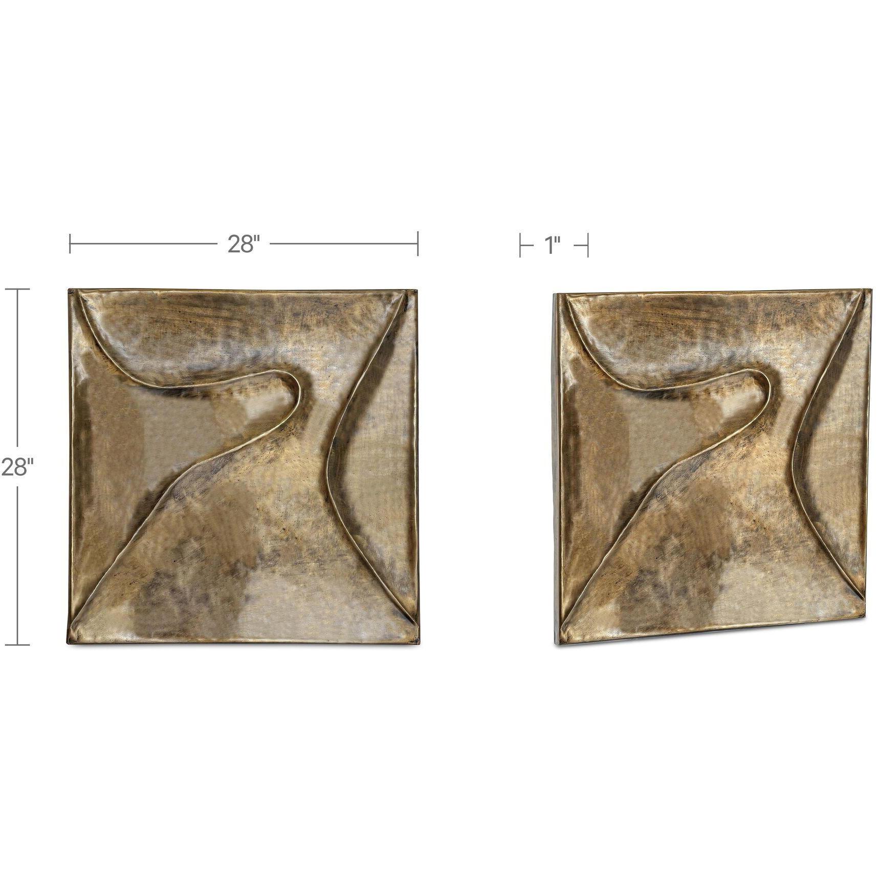 Bode Wall Sculpture Aged Brass 3 Bode Wall Sculpture Aged Brass - Image 3