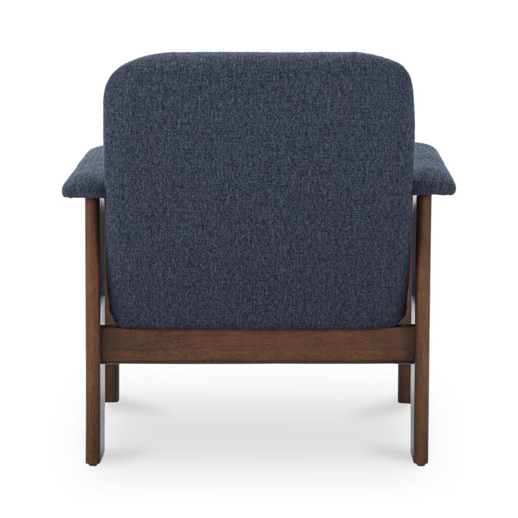 Parker Lounge Chair Dark Blue - Image 4